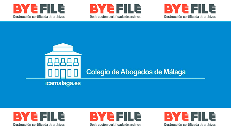 Destrucción certificada de archivos Colegio de Abogados de Málaga