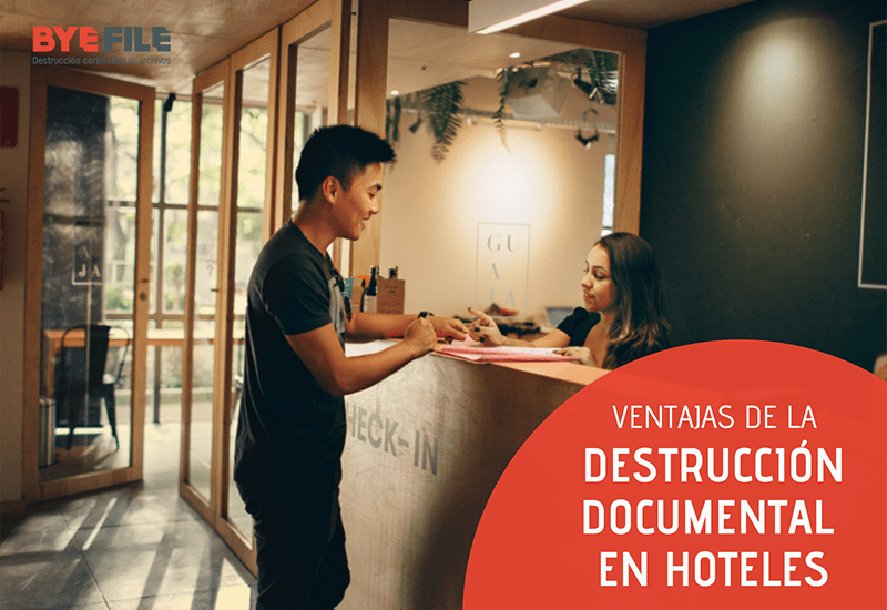 Ventajas de la destrucción de documentos en hoteles ByeFile