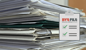 certificado de destrucción de documentos ByeFile