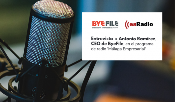 Entrevista a ByeFile en el programa de radio Málaga Empresarial